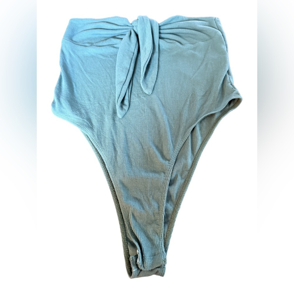 EUC Teal Strapless Bodysuit